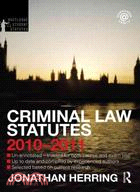 Criminal Law Statutes 2010-2011