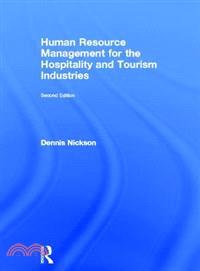 Human Resource Management for the Hospitality and Tourism Industries