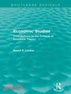 Economic Studies (Routledge Revivals)