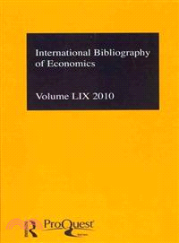 IBSS: Economics: 2010 Vol.59：International Bibliography of the Social Sciences