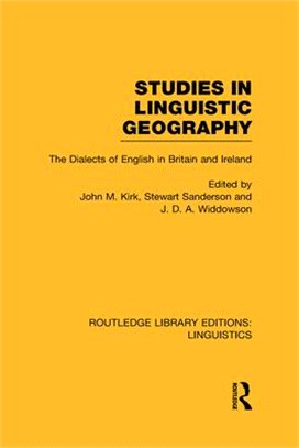 Studies in Linguistic Geography ― The Dialects of English in Britain and Ireland