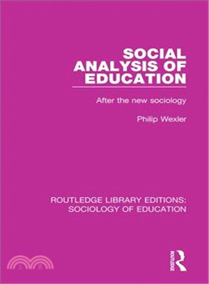 Social analysis of education ─ After the new sociology