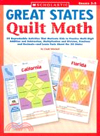 Great States Quilt Math: Grades 3-5