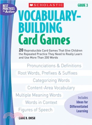 Vocabulary-Building Card Games, Grade 3