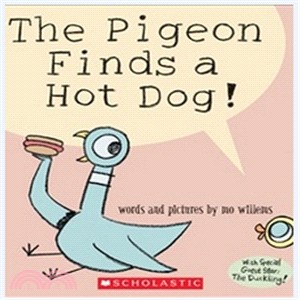 The pigeon finds a hot dog! ...