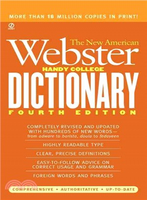 The New American Webster Handy College Dictionary ─ Includes Abbreviations, Geographical Names, Foreigh Words and Phrases, Forms of Address, Weights and Measures, Signs and Symbols
