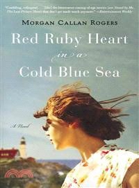 Red Ruby Heart in a Cold Blue Sea