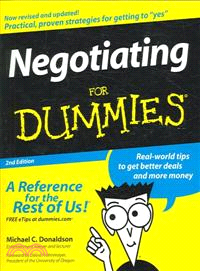 NEGOTIATING FOR DUMMIES