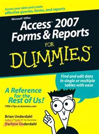 Access 2007 Forms & Reports For Dummies