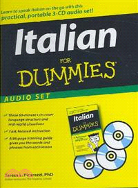 ITALIAN FOR DUMMIES, AUDIO SET