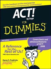 ACT! BY SAGE FOR DUMMIES, 9TH EDITION