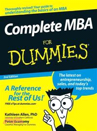 Complete Mba For Dummies, Second Edition