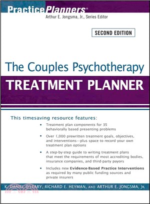 The Couples Psychotherapy Treatment Planner