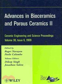 Advances In Bioceramics And Porous Ceramics Ii Cesp V30 Issue 6