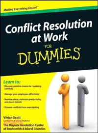 CONFLICT RESOLUTION AT WORK FOR DUMMIES