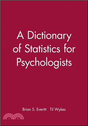 A Dictionary Of Statistics For Psychology