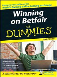 WINNING ON BETFAIR FOR DUMMIES, 2E