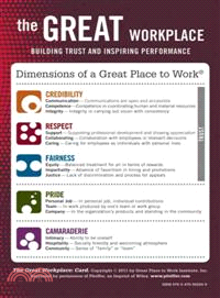 THE GREAT WORKPLACE：BUILDING TRUST AND INSPIRING PERFORMANCE CARD