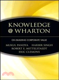 Knowledge Wharton on Building Corporate Value