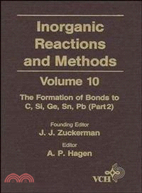 Inorganic Reactions & Methods V10 - Formation Of Bonds To C, Si, Ge, Sn, Pb Pt 2