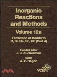 Inorganic Reactions & Methods V12B - Formation Of Bonds To C, Si, Ge, Sn, Pb Pt 4