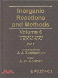 Inorganic Reactions And Methods V 6-Formation Of Bonds To O,S,Se,Te,Po Part 2