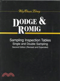 Sampling Inspection Tables: Single And Double Sampling, Second Paper Edition, Revised And Expanded (Wiley Classics Library)