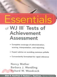 Essentials of Wjiii Tests of Achievement Assessment
