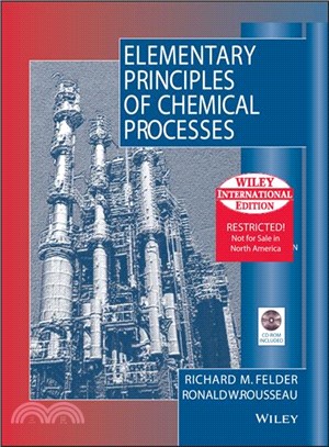 WIE ELEMENTARY PRINCIPLES OF CHEMICAL PROCESSES, THIRD EDITION WITH CD, INTERNATIONAL EDITION