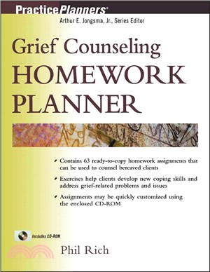 Grief Counseling Homework Planner