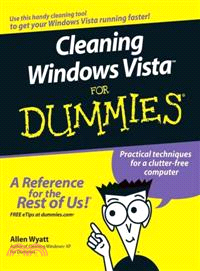 CLEANING WINDOWS VISTA FOR DUMMIES