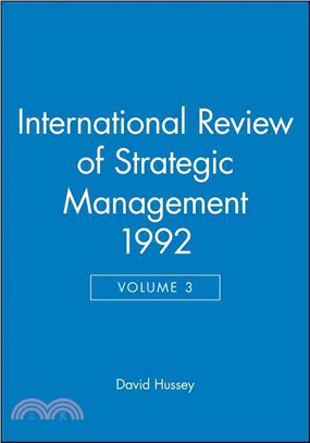 International Review Of Strategic Management V 3 1992