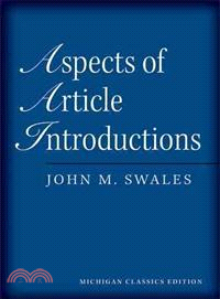 Aspects of Article Introductions ─ Michigan Classics Edition