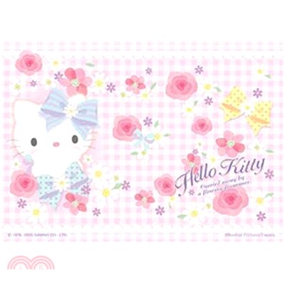 Hello Kitty粉嫩花漾心形拼圖200片