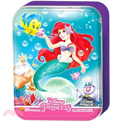 Disney Princess 小美人魚鐵盒拼圖36片