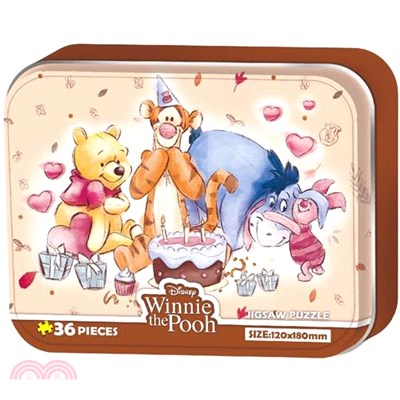 Winnie The Pooh 小熊維尼鐵盒拼圖36片