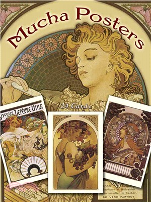 Mucha Poster Cards in Full Color