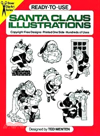 Ready to Use Santa Claus Illustrations—Copyright-Free Designs, Printed One Side, Hundreds of Uses