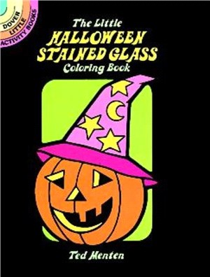 The Little Halloween Stained Glass Coloring Book