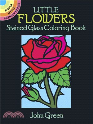 Little Flowers Stained Glass Coloring Book