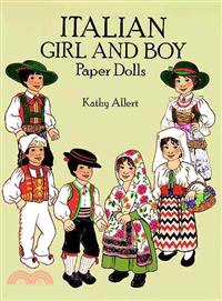 Italian Girl and Boy Paper Dolls