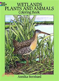 Wetlands Plants and Animals Coloring Book