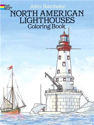 North American Lighthouses Coloring Book