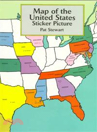 Map of the United States ─ Sticker Picture