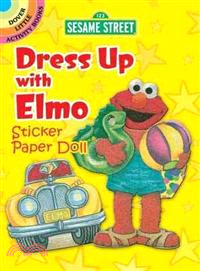 Sesame Street Classic Dress Up With Elmo Sticker Paper Doll