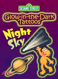 Sesame Street Glow-in-the-dark Tattoos Night Sky