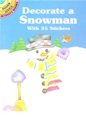 Decorate a Snowman With 34 Stickers