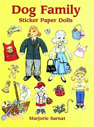 Dog Family ─ Sticker Paper Dolls