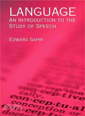 Language ─ An Introduction To The Study Of Speech