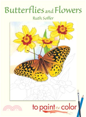 Butterflies and Flowers ─ To Paint or Color